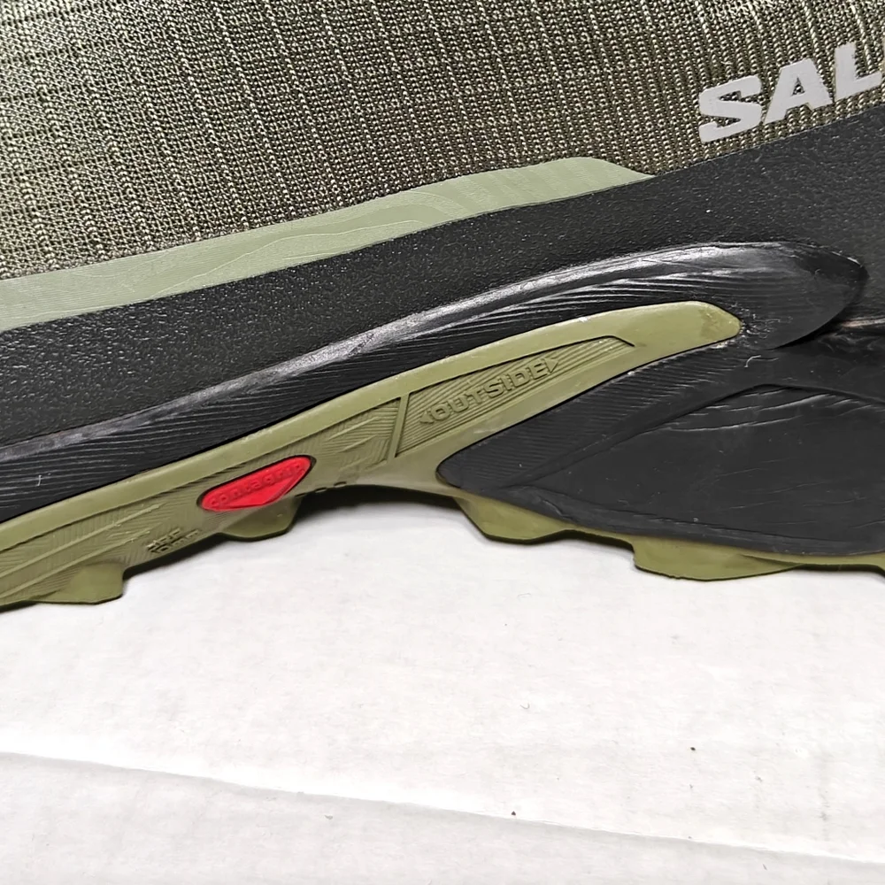Salomon Alphacross 5 Gore-tex Trail Running Sneakers Lichen Green Olive Men's 13 - Picture 6 of 13